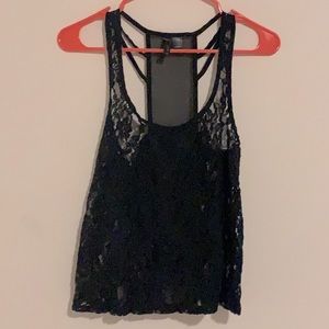 Woman’s Full tilt see-through tank top